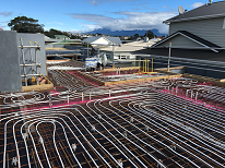 John Guest Underfloor Heating at a Residence Barriball Street, New Plymouth New Zealand