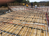 John Guest highest standard stainless steel manifolds at the Sarten Residence new zealand Underfloor Heating install